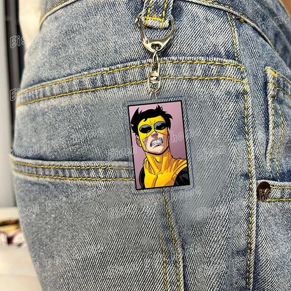 شعبية الكبار الرسوم المتحركة شخصيات خارقة سلاسل المفاتيح للنساء اكسسوارات حقيبة قلادة مفتاح سلسلة Keyrings مجوهرات المشجعين هدية #4