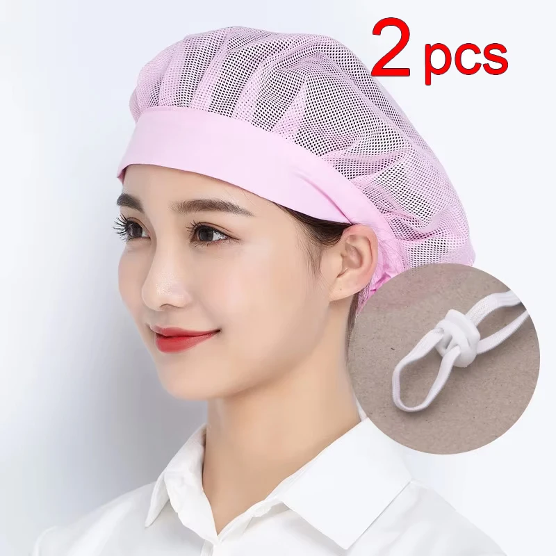 Masculino feminino net bonés padaria cozimento oficina trabalho chapéu bouffant boné hairnet serviço de alimentos cozinhar cozinha empacotado cabelo trabalho cabeça capa