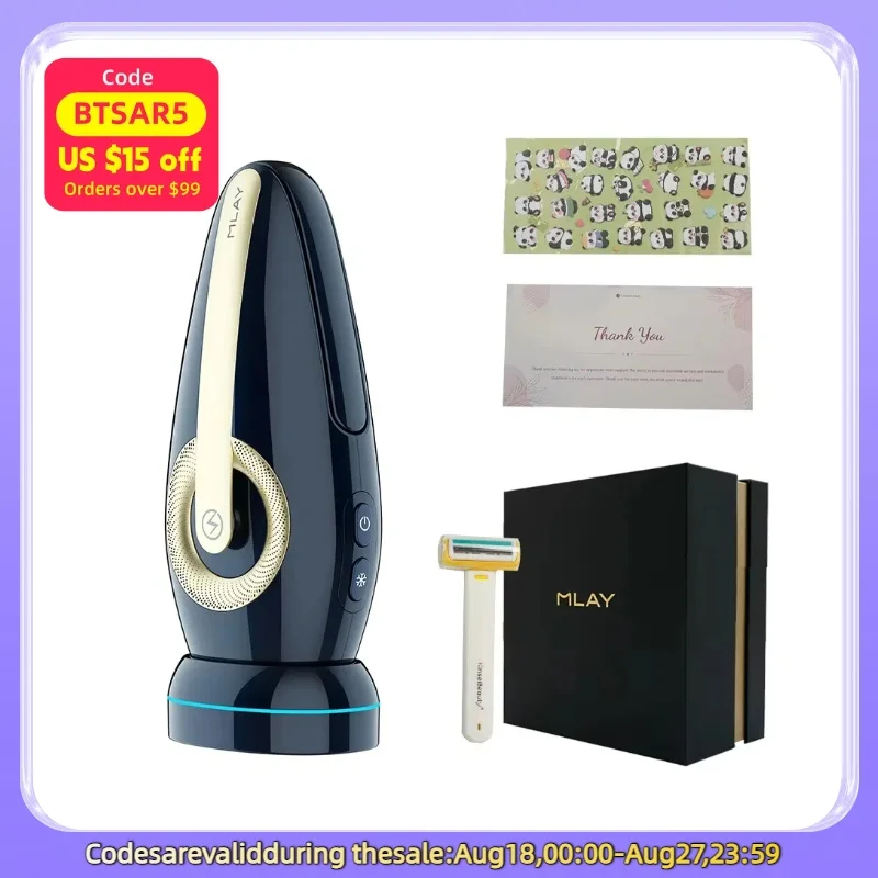 

Mlay T17 Home Use Depilador Epilator Ice Cold IPL Laser Hair Remval Machine Professional Painless Hair Removal Device