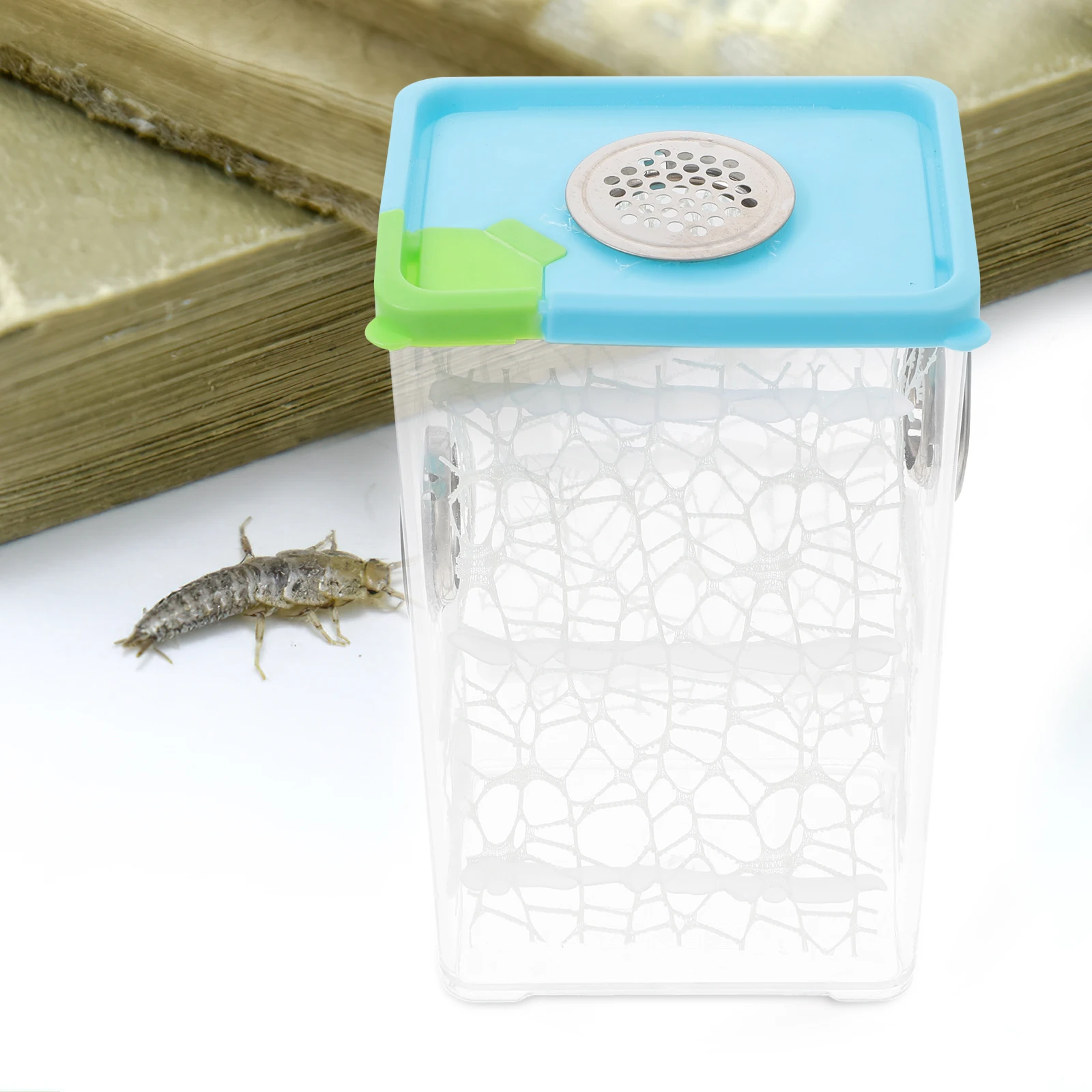 

Spider Breeding Box Transparent Small Reptile Habitat for Tarantulas Jumping Spiders Geckos Indoor Enclosure with Ventilated Lid