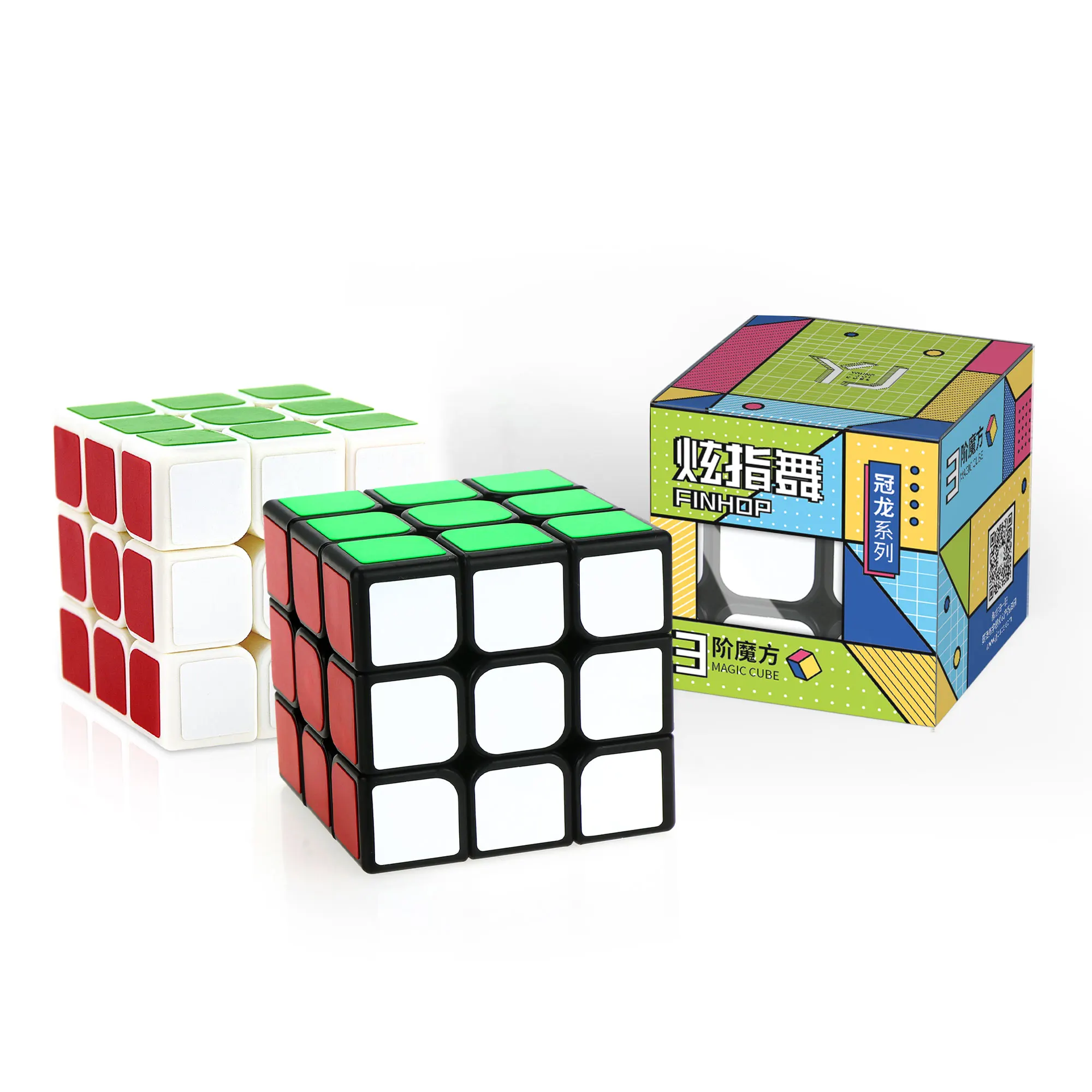 Yongjun Top Selling Guanlong V3 Stickers 3x3x3 Magic Cube Toys Puzzle Educational Games 3x3 Cube