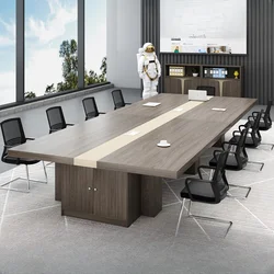 Conference table long table simple modern  room rectangular strip desk negotiation combination