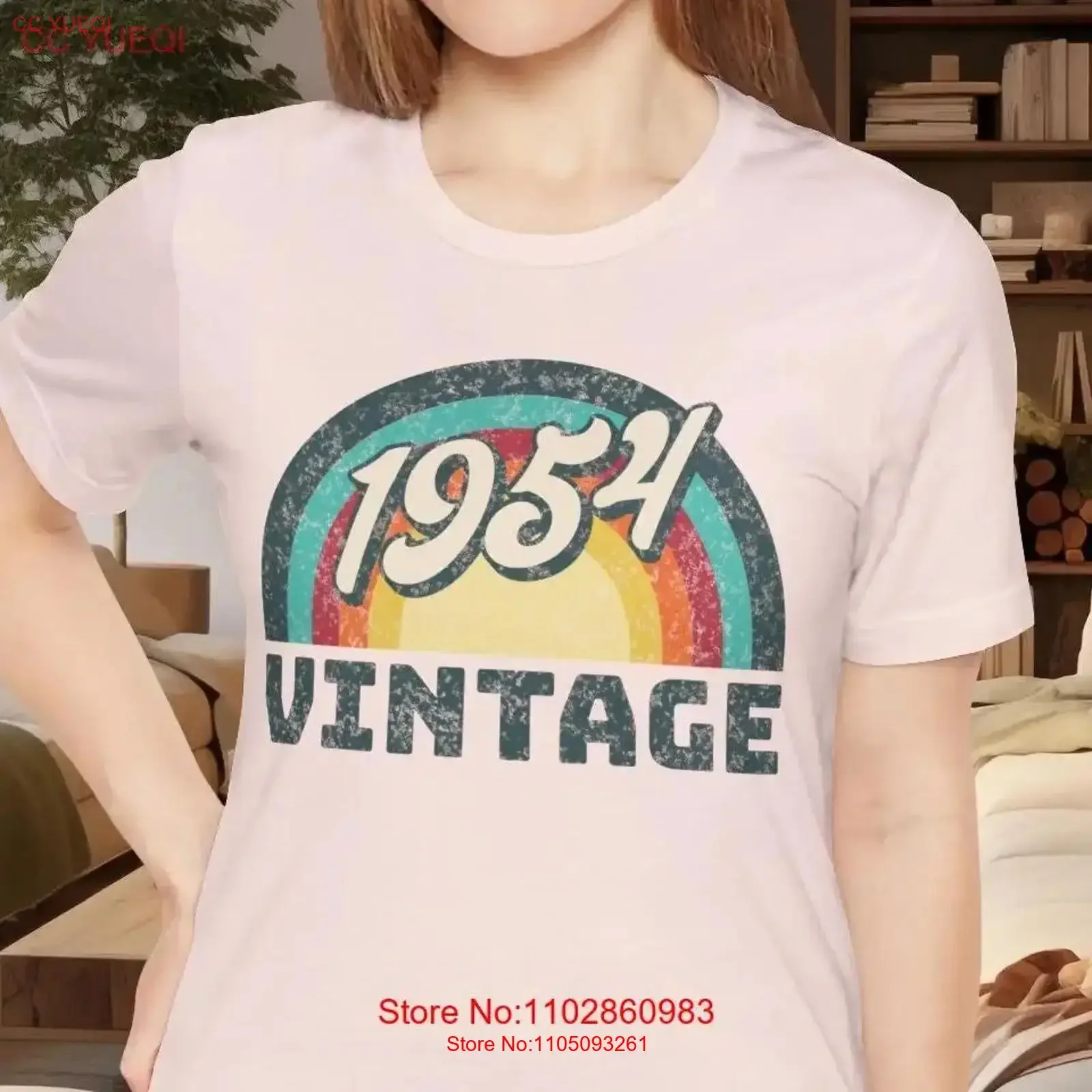 1954 خمر 70th عيد ميلاد تحول 70 هدية رائعة أفضل سنة تي شيرت خمر غسلها الشارع الشهير موضة أنيقة الرسم قليلا