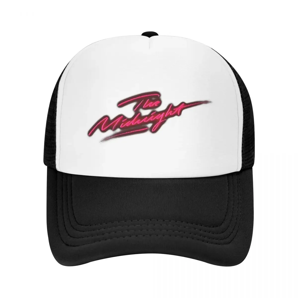 The Midnight Neon Pink Logo Baseball Cap Visor Sun Cap Trucker Cap Trucker Hat Women's Hats Men's