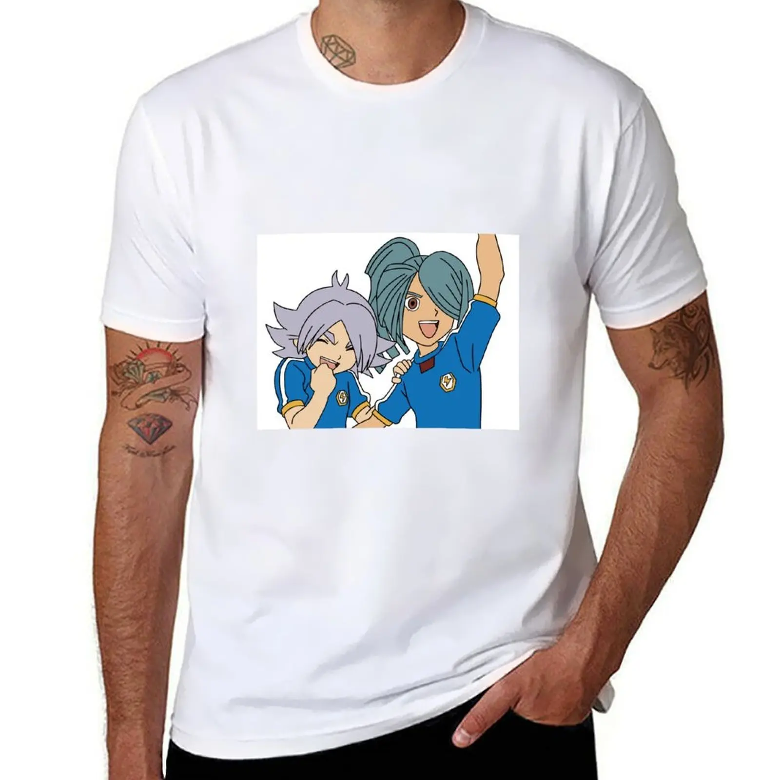 

Inazuma Eleven Fubuki and Kazemaru Sticker T-Shirt graphic t shirts for man mens graphic t shirts T-Shirt