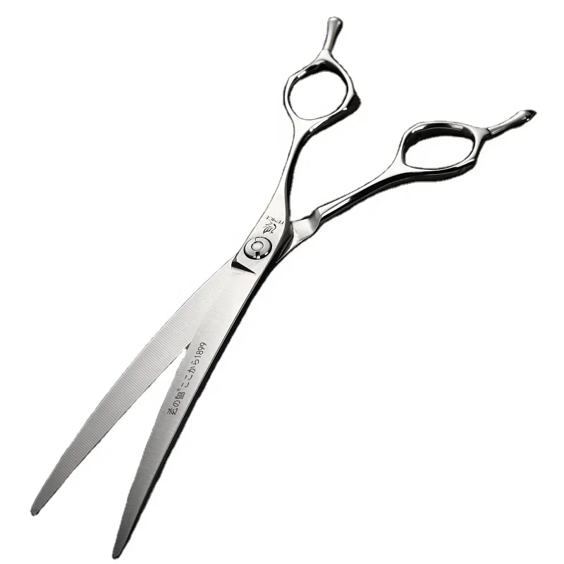 Fenice JP ATS314 Steel 7 inch 35 Curved Scissors Pet Dog Grooming Scissors Shears Pet Curved Scissors Dogs Products