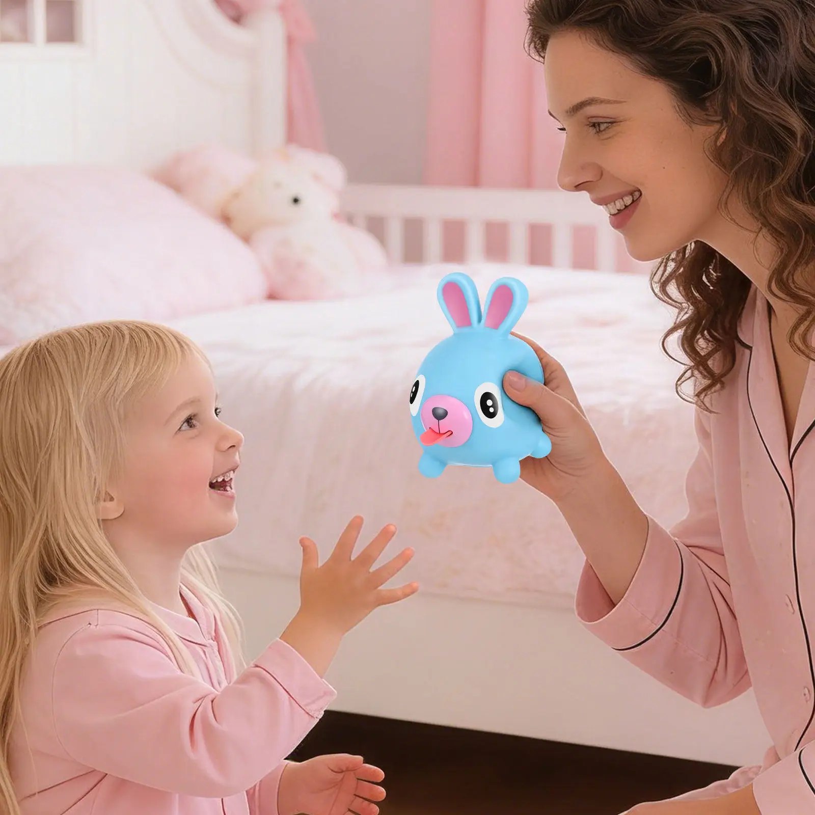 

Adorable Squeak Sensory Relief Item for Kids Stress Release Small Size Portable Durable Cartoon Shape Lively Creative