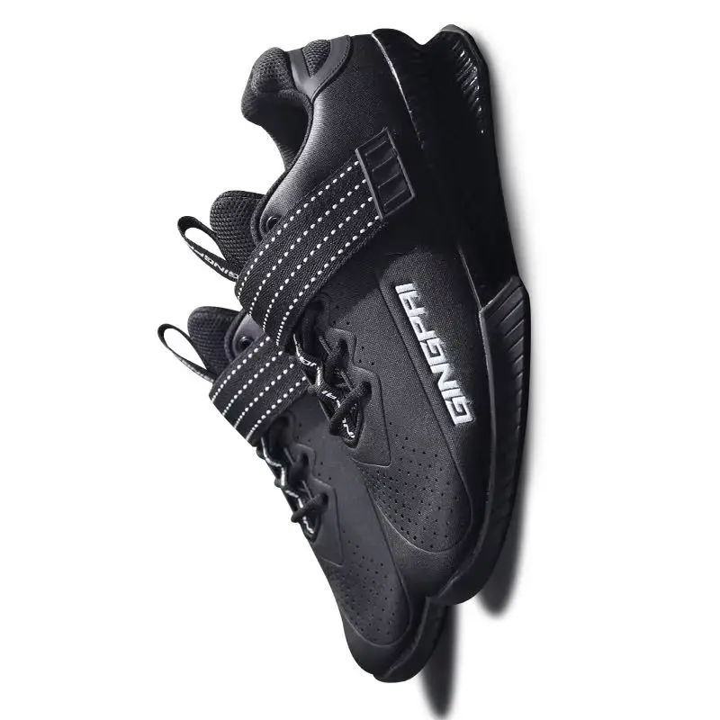 

New Trend Gym Training Shoe Unisex Thick Soled Weight Lifting Sneakers for Couples Hard-Wearing Men Women Squat Hard Pull Shoes