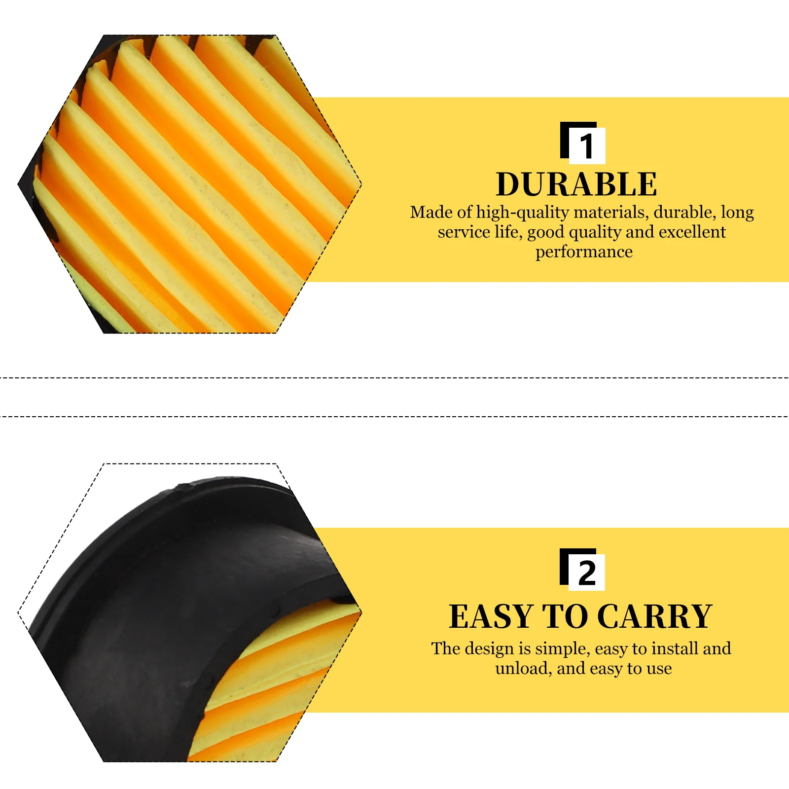 

10Pcs Air Intake Rubber Filter Elements Replacement for Air Compressor Muffler Filter Noise Reduction Durable Elements