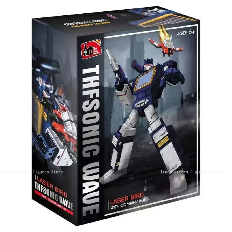 Original Brand New Transformation Robot Toy THF-Soundwave G1 Anime Movies Moving Figures Model Action Doll Birthday Popular Gift