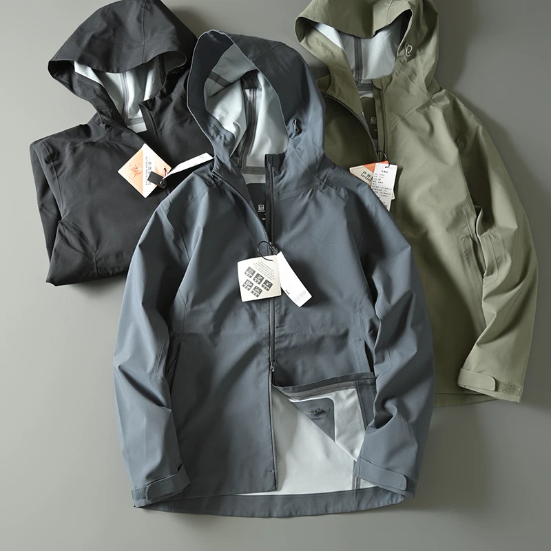 

Men's Outdoor Casual Jaet Hard ell Windproof Waterproof Breathable Fully Taped Jaet Faionable Urban Sle
