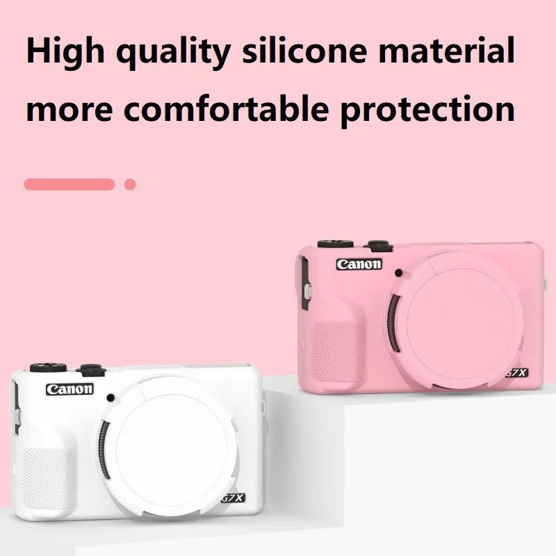 Armor Body Cover Skin with Len Protector for G7X3 Silicone Shell for Canon Mark Iii Scratch-resistant Protective Camera XJB03