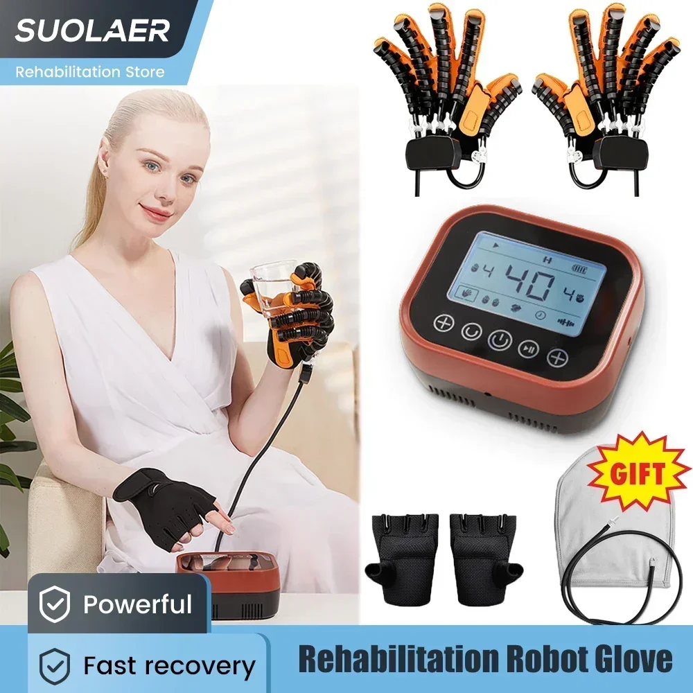 Hemiplegia Rehabilitation Equipment Rehabilitation Robot Gloves Stroke Cerebral Infarction Training Hand Massager Finger Trainer