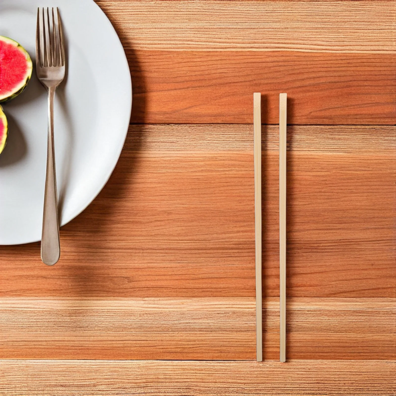 

100Pcs Disposable Bamboo Chopsticks Splinter-Free Smooth Lightweight Non-Slip for Takeout Office Lunch Sushi Catering Picnic