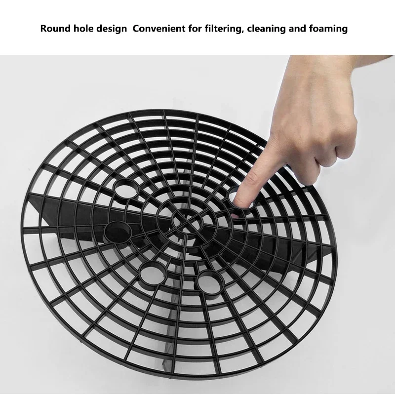 1Pc 23.56CM Car Wash Sand Separator Filter Insert Bucket Strainer Gravel Dirt Separation Auto Cleaning Accessory