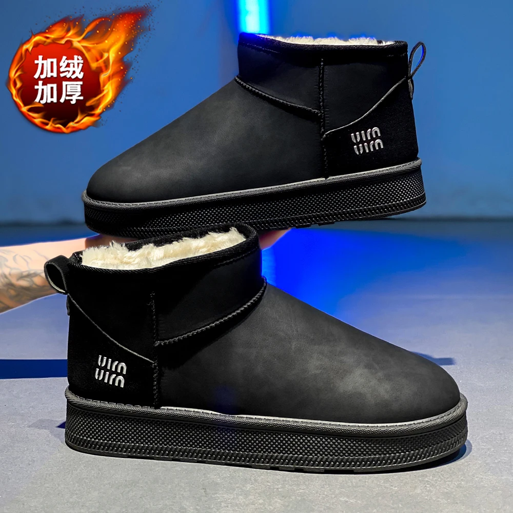 

Зимние бестселлеры: теплые флисовые сапоги для пар, нескользящая обувь для повседневной носки на улице и отдыха