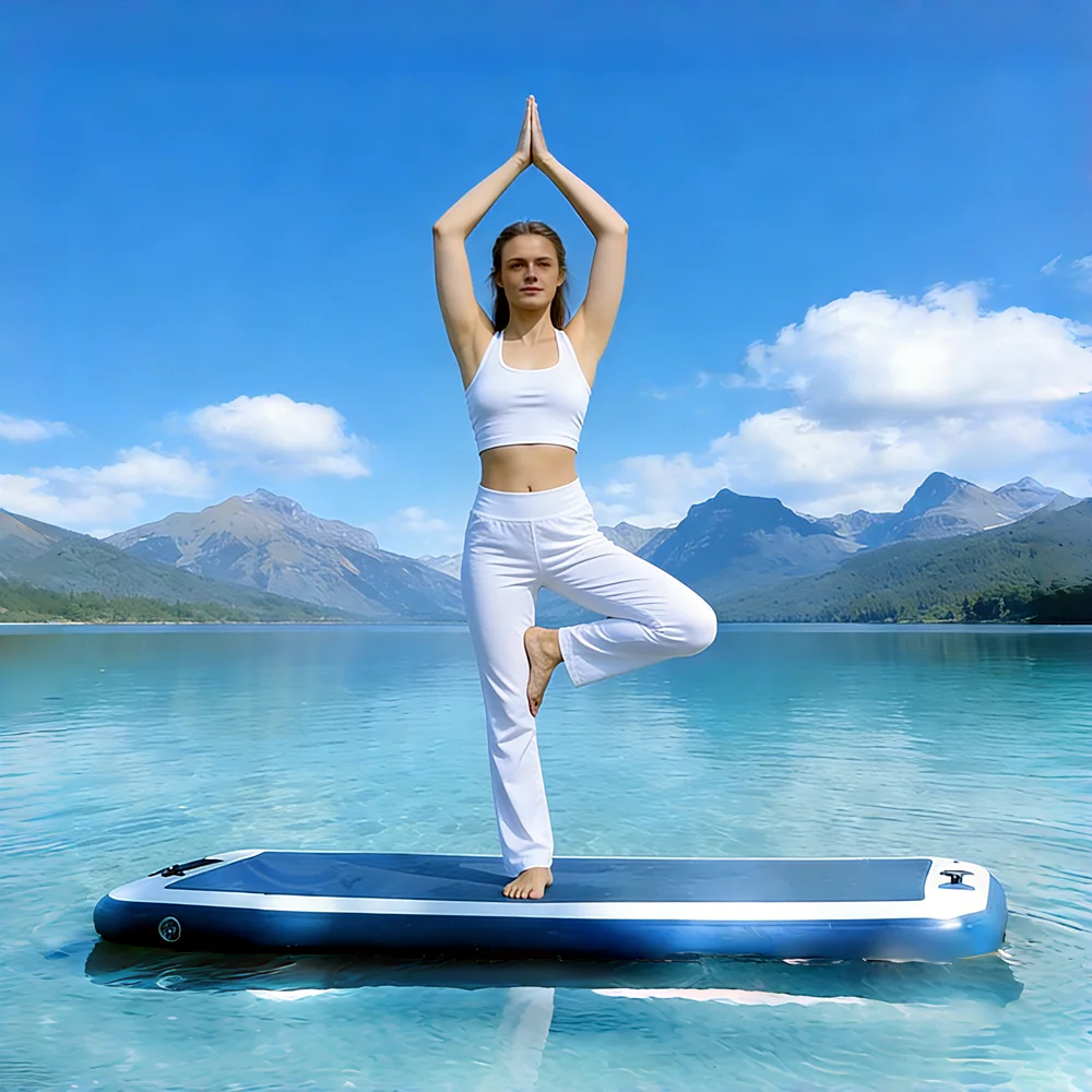 Custom Size/Logo Infinity Pool Floating Yoga Mat for Fitness Water Pilates