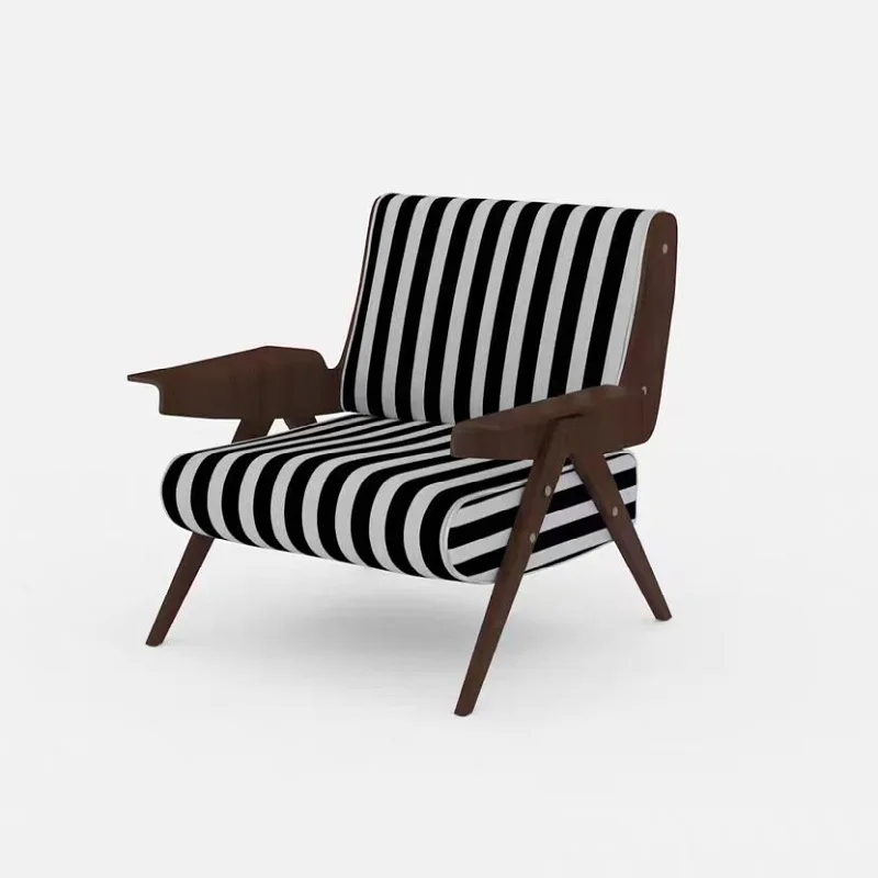 

French single sofa chair, medieval living room single chair