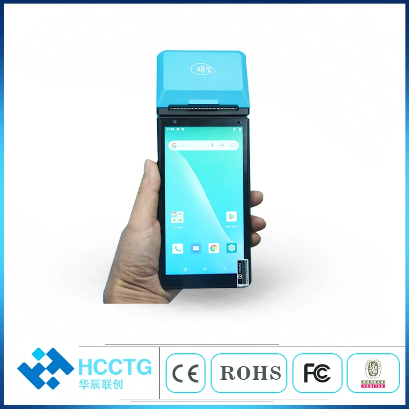 Pos 4g Nfc Handheld Android Pos Restaurant Bill Mobile Terminal Pos Machine Point Of Sale Systems HCC-Z500C