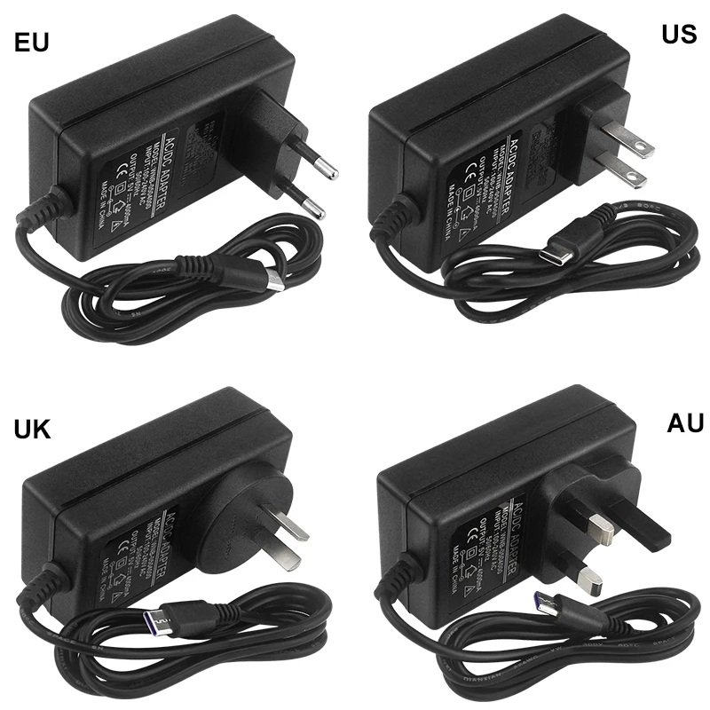 5V 4A Raspberry Pi 4 zasilanie typu C AC Adapter DC wejście 100-240V ue usa UK AU ma zastosowanie do Orange Pi 5 / 4 majątek funduszy celowych LTS /