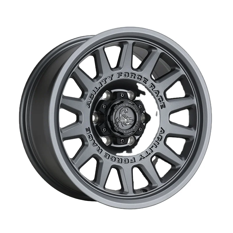 

10,000-ton Forged Off-Road Wheel Hub Model 007 16/17/18/20inch Desert Racing Modified Lightweight Aluminum Alloy Black Finish