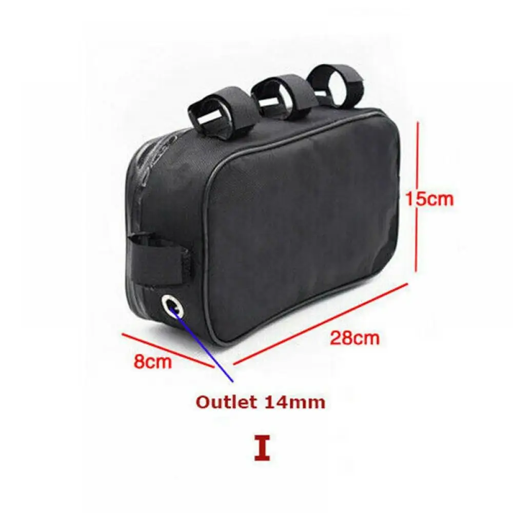 28x15x8cm Bicycle Bike Tube Frame Pack Bag Case  Storage MTB e bike Battery Bag  Saddle Bike Bag Cycling Parts