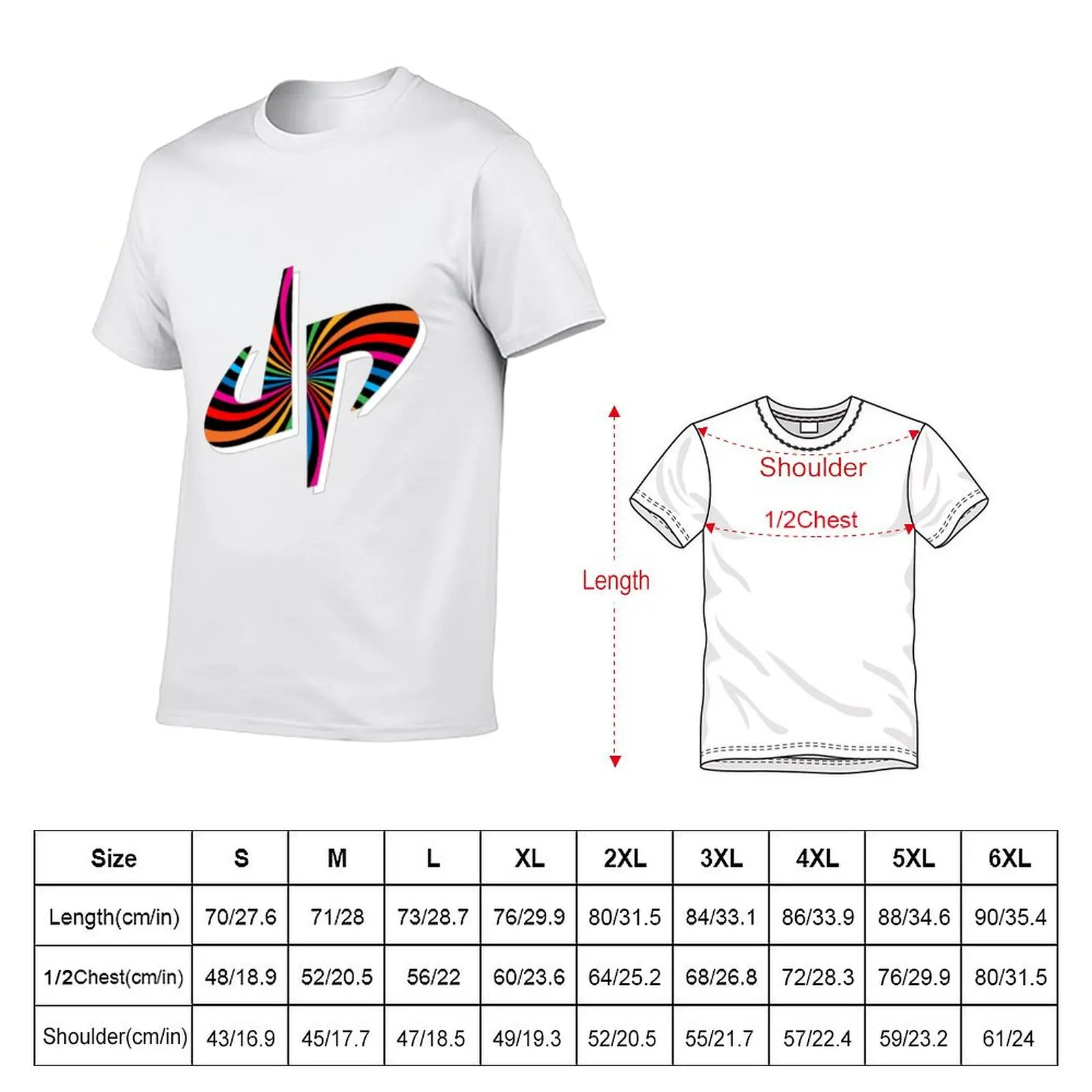 logo.JP T-Shirt t shirt man luxury man t shirt cotton T-Shirt