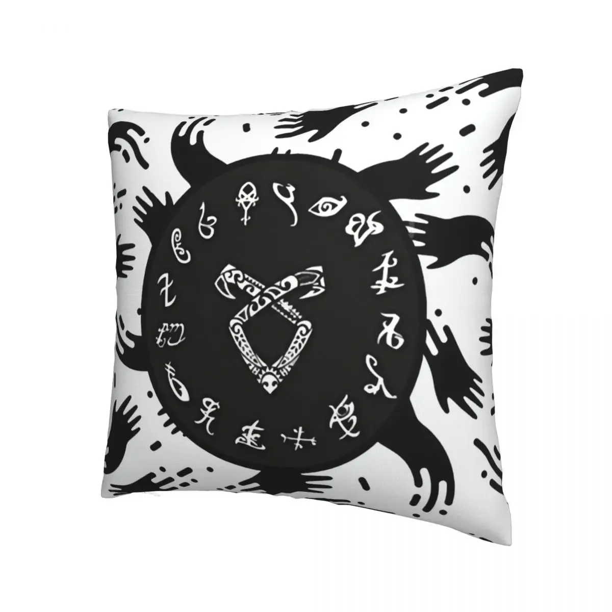 Runes Shadowhunters Throw Pillow Case Viking Norse Mythology Short Plus Cushion Covers For Home Sofa Chair Decorative Backpack