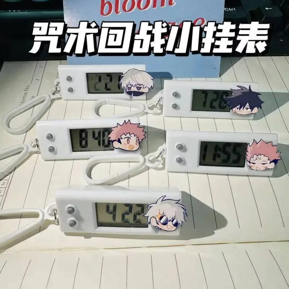 

Аниме Jujutsu Kaisen Gojo Satoru Geto Suguru Косплей Настольные цифровые часы Студенческие электронные часы Школьная сумка Украшения