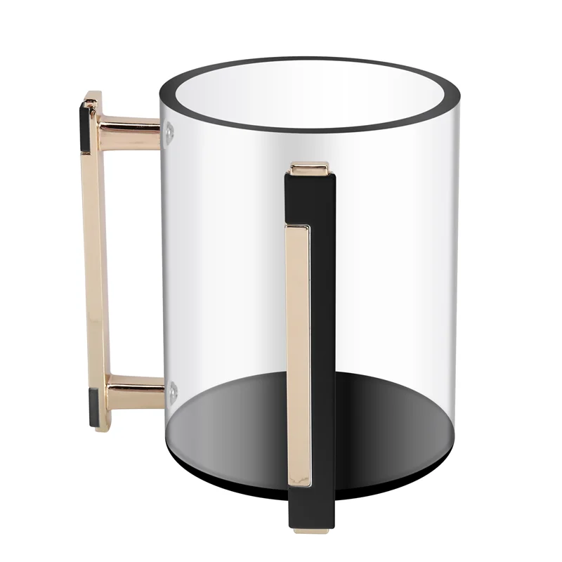 ABRT-Hand Wash Cup With Two Metal Handles For Jewish Prayer Washing Cup Hand Washing Cup Acrylic Round Design