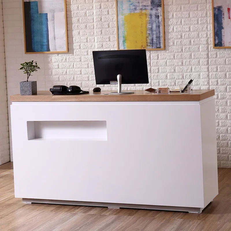 

Church Pulpit Front Reception Desks Podium Lectern Register Bar Cashier Counter Shop Standing Office Kassentisch Shop Furniture