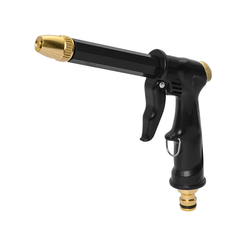 

Long-pole Black Gun Household Water Gun, Flower Watering, High-pressure Car Washing Spray Gun