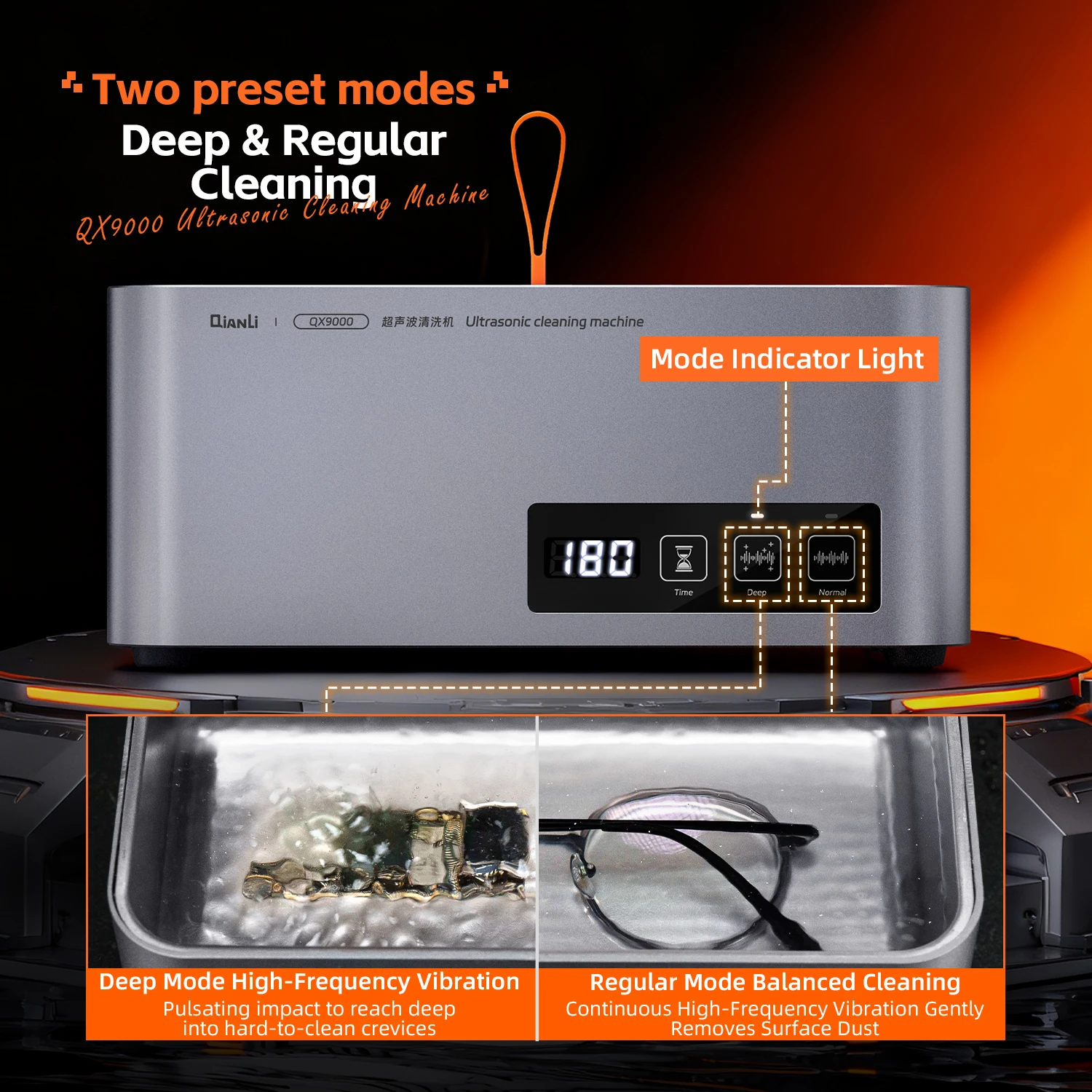 QIANLI QX9000 Ultrasonic Clean - đánh giá và giá Body Jewelry Cleaner