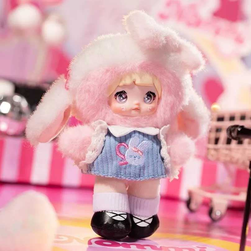 Authentic TOPTOY Nommi Pink Energy Plush Vinyl Blind Box Toys