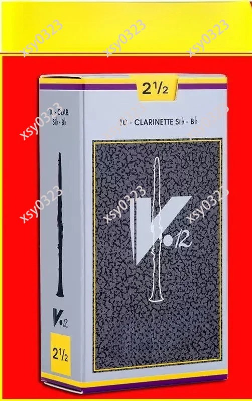 Bb Clarinet Reeds Classical Professional Grey Silver Box Reeds for Standard B Flat Clarinet Performance