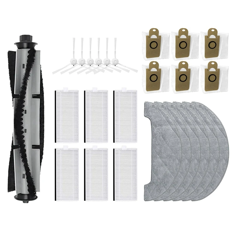 

A36F Hot For Tama H14, Innos Innos R7, Lihas Lhhas Lh90 Robot Vacuum Accessories Dust Bag Hepa Filter Roller Side Brush Mop Clot