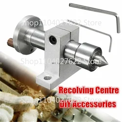 1Set  Adjustable Double Bearing Live Centre Metal Revolving With 2pcs Wrenches DIY Accessories For Mini Lathe Machine