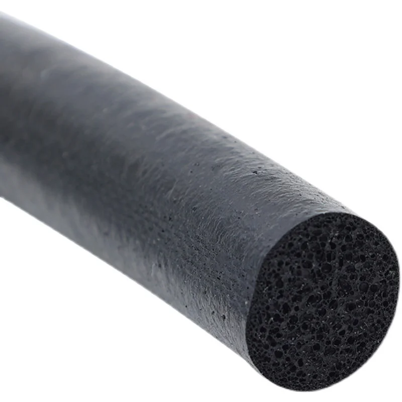 أسود EPDM المطاط رغوة ختم الشريط جولة الإسفنج الحبل بار لخزانة باب الختم 2/3/4/5/6/7/8/9/10/12/15/18 مللي متر