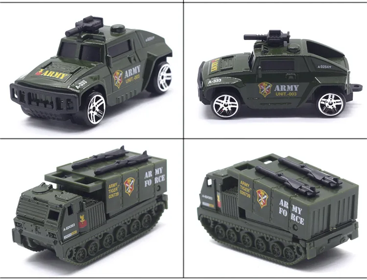 Diverse legering speelgoedauto kunststof 5-delige set techniek voertuig brandmodel graafmachine kindercadeau