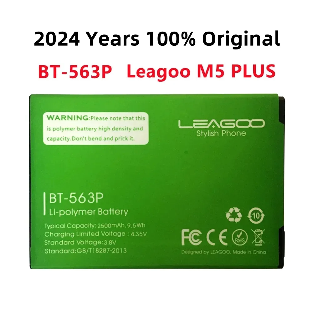 Leagoo M5 PLUS Battery High Quality Original 2500mAh BT-563P Backup Battery Replacement For Leagoo M5 PLUS BT563P Smart Phone