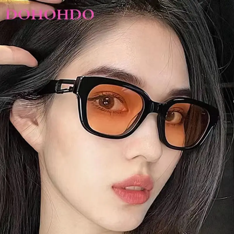 

Trendy Retro Small Cat Eye Sunglasses For Women Men Fashion Buckle Accessories Outdoor Travel Sunglasses Очки UV400 Gafas De Sol