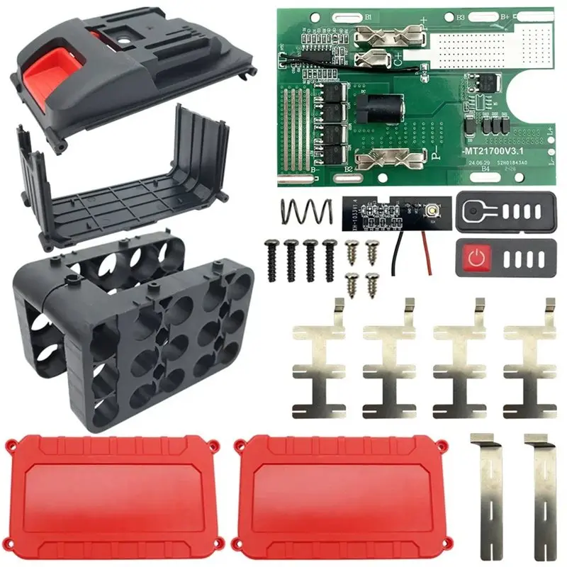 ABRN-For Battery Lomvum Zhipu Hongsong Jingmi 15 Core 21700 Li- Battery Case Box Protection Circuit Board PCB
