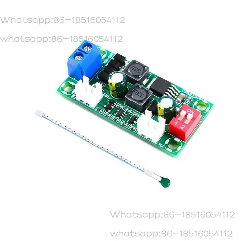Electronic DC Fan Speed Control Module Automatic Temperature 5V/12V/24V Industrial Control Chassis Temperature Control Board