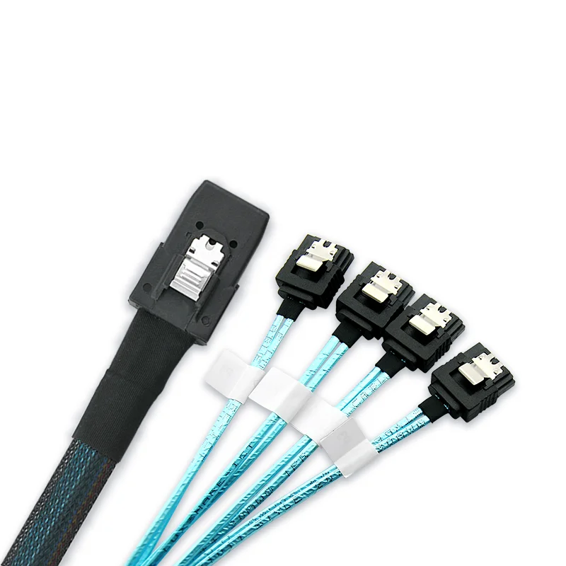 Internal SFF 8087 to 4 SATA SAS Cable For Mainboard