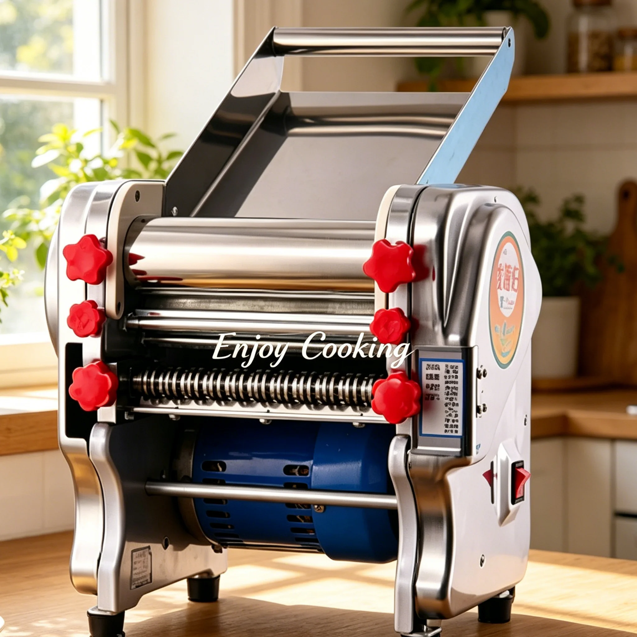 Adjustable Noodles Knead & Press Machine Multi-functional Pasta Maker For Different Thickness Noodles