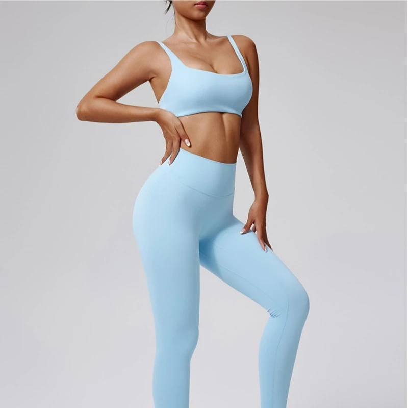 

Women Clothes High Waist Flare Leggings Summer 2 Pieces Sport Yoga Suit Gym Outfit Fitness Workout Set Sportwear Women Tracksuit