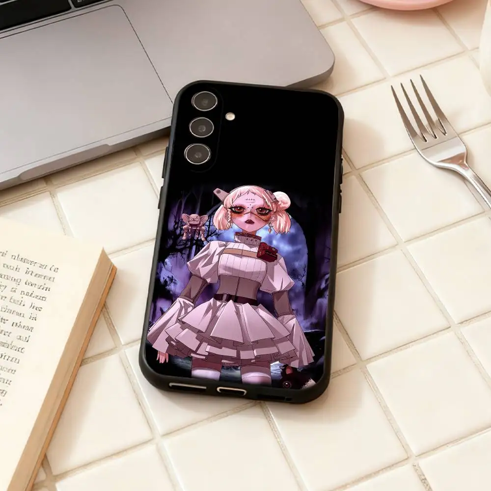 أحضر لي حافظة هاتف H-Horizons BMTH لهاتف سامسونج جالاكسي A73، A72، A71، A70، A53، A52، A51، غلاف أسود ناعم آخر