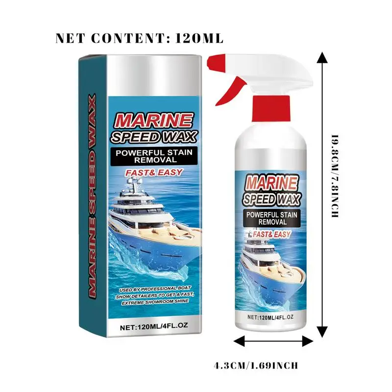 Pembersih Noda perahu laut 120ml, agen pembersih untuk kapal, penghilang noda, Pembersih pemeliharaan kapal laut untuk mantel Gel laut