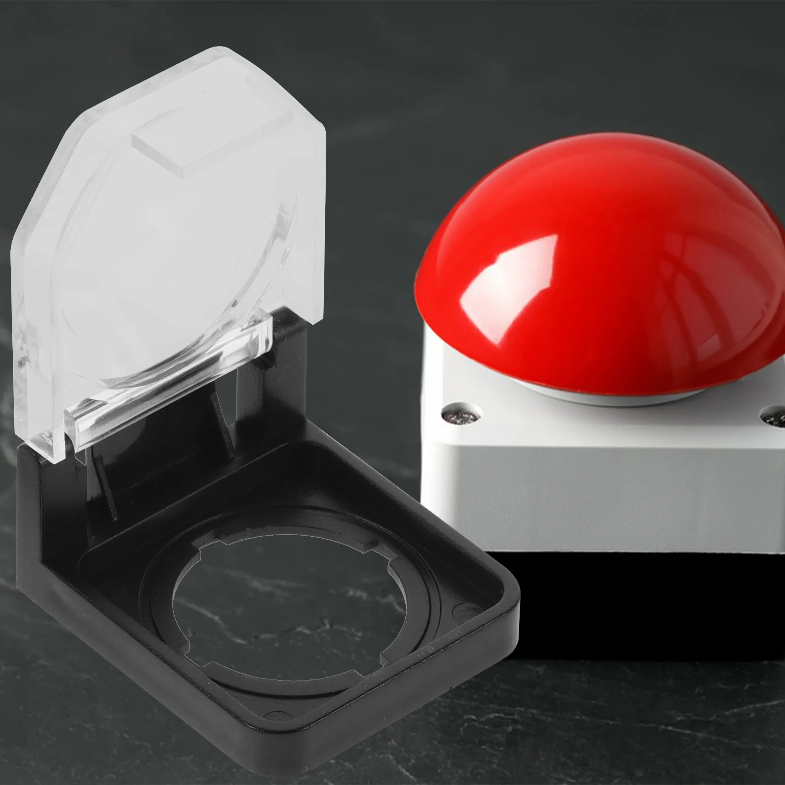 

4Pcs Button Protective Covers Durable Plastic Power Button Dustproof Switch Protector Covers