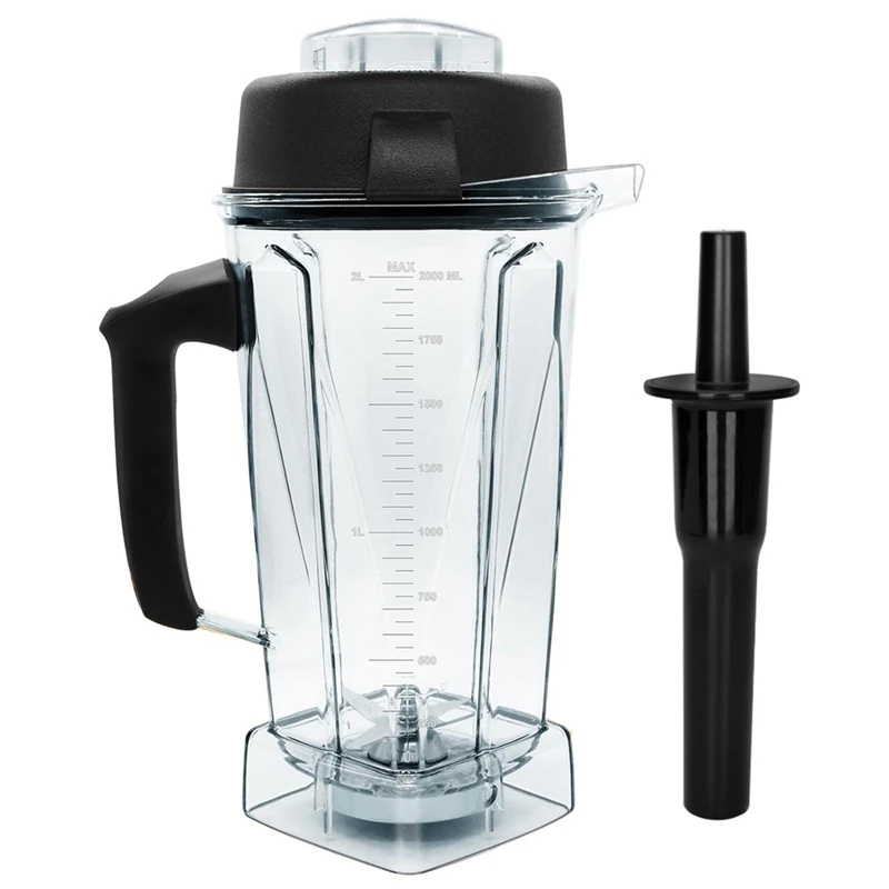 

For Vitamix 64OZ Blender Pitcher Replace 5200 5000 6500 7500 Pro500 750 Blender Container With Tamper Tool Stick